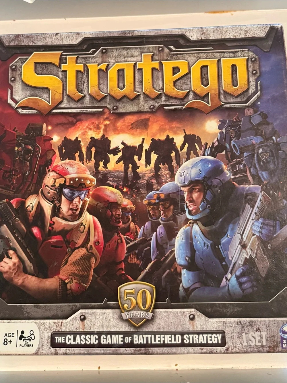 Stratego Classic Game of Battlefield Strategy Board Game 2011 50 Years Complete